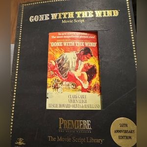 Gone With The Wind Script and 75th Anniversary TV Guide Magazine